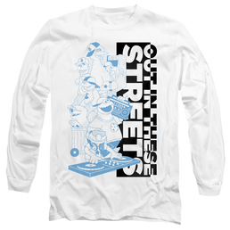 Sesame Street Out In These Streets - Men's Long Sleeve T-Shirt Men's Long Sleeve T-Shirt Sesame Street   