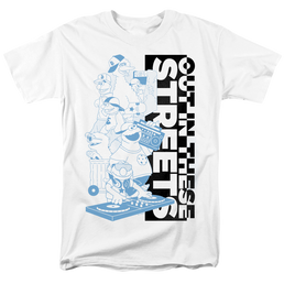 Sesame Street Out In These Streets - Men's Regular Fit T-Shirt Men's Regular Fit T-Shirt Sesame Street   