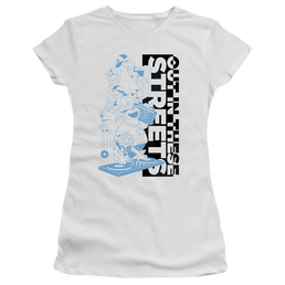 Sesame Street Out In These Streets - Juniors T-Shirt Juniors T-Shirt Sesame Street   