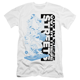 Sesame Street Out In These Streets - Men's Premium Slim Fit T-Shirt Men's Premium Slim Fit T-Shirt Sesame Street   