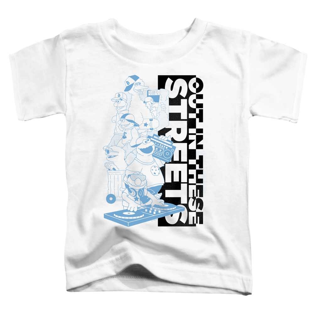 Sesame Street Out In These Streets - Toddler T-Shirt Toddler T-Shirt Sesame Street   