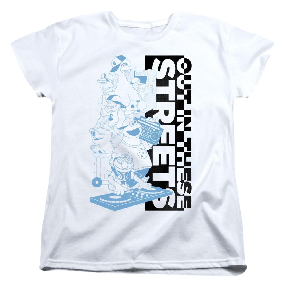 Sesame Street Out In These Streets - Women's T-Shirt Women's T-Shirt Sesame Street   