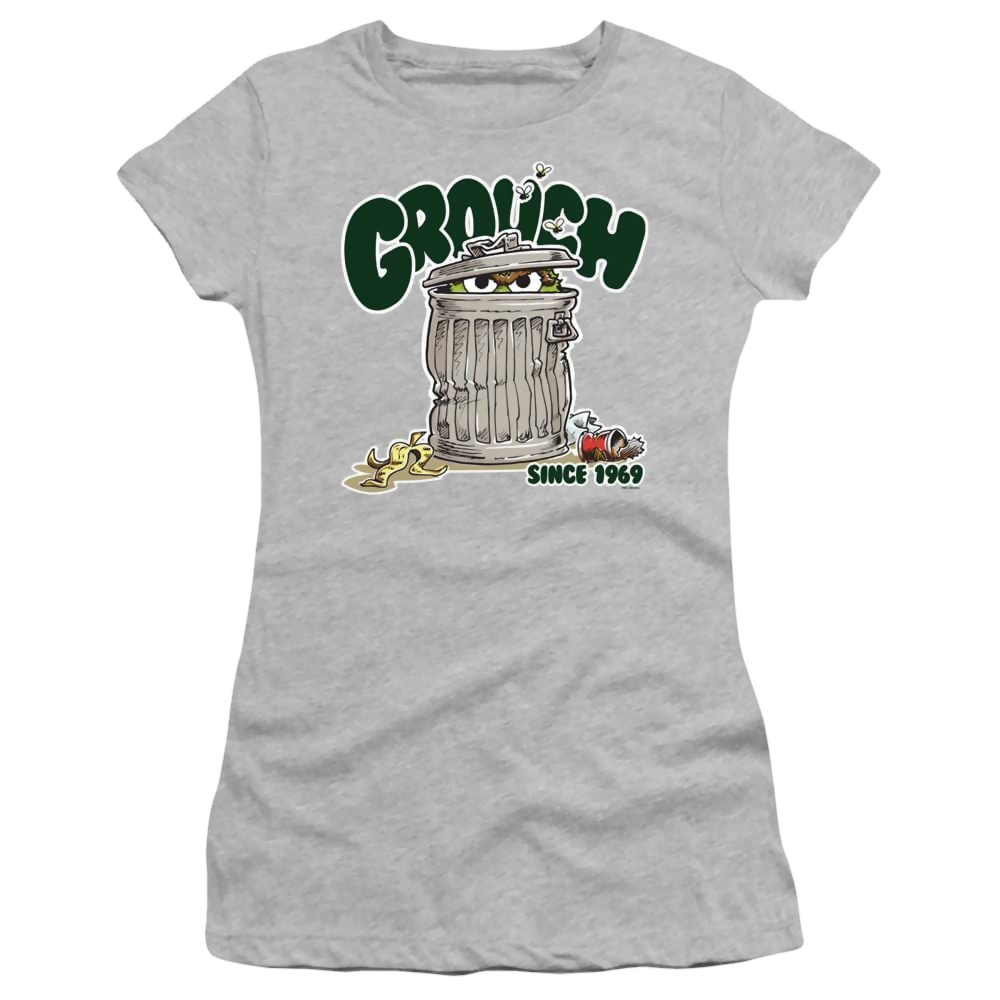 Sesame Street Grouch - Juniors T-Shirt Juniors T-Shirt Sesame Street   