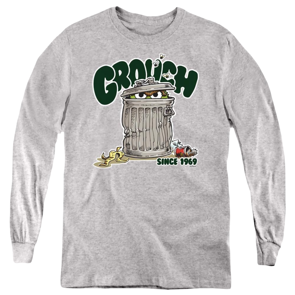 Sesame Street Grouch - Youth Long Sleeve T-Shirt Youth Long Sleeve T-Shirt Sesame Street   