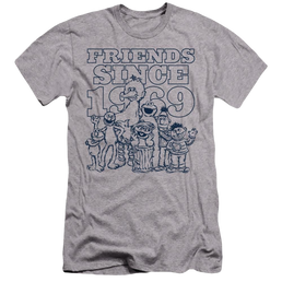 Sesame Street Friends Since - Men's Premium Slim Fit T-Shirt Men's Premium Slim Fit T-Shirt Sesame Street   