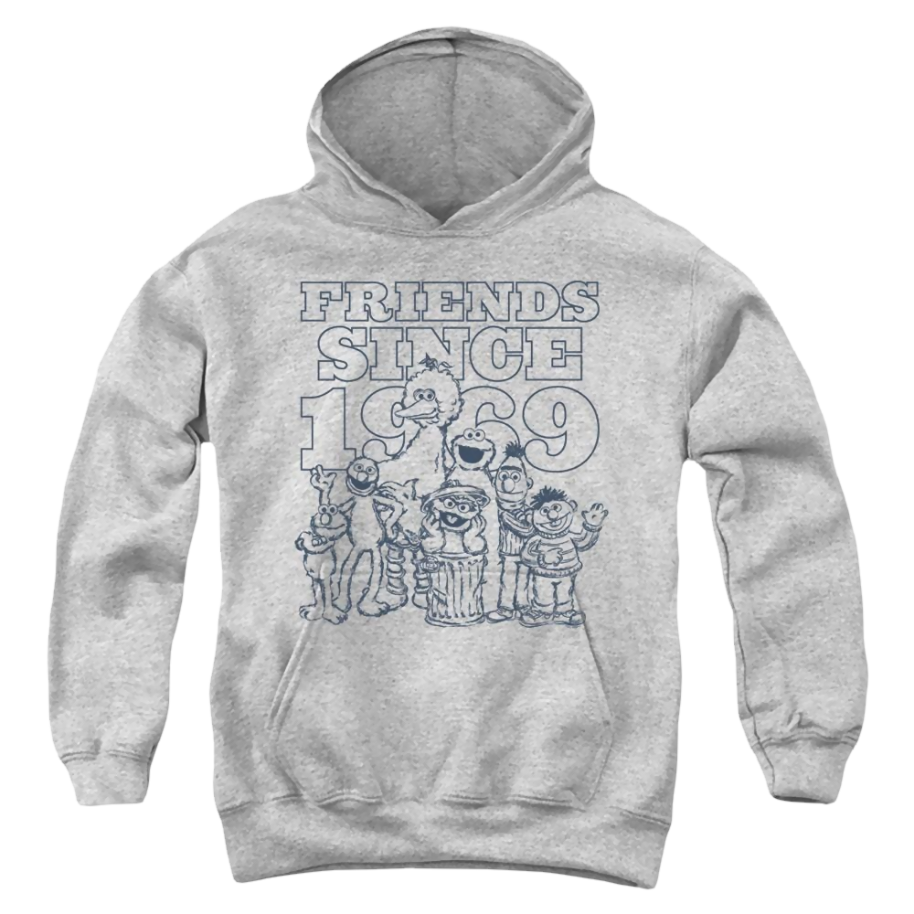Sesame Street Friends Since - Youth Hoodie Youth Hoodie (Ages 8-12) Sesame Street   