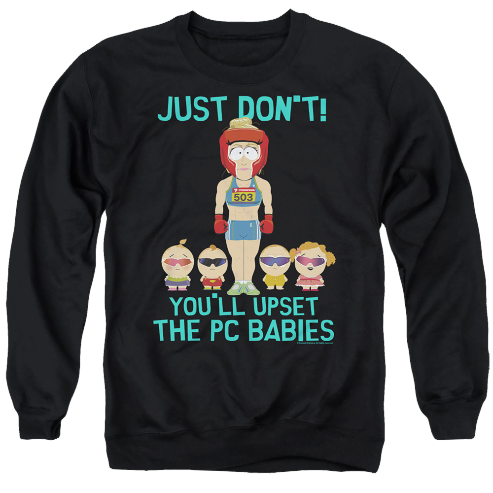 South Park Pc Babies - Men's Crewneck Sweatshirt Men's Crewneck Sweatshirt South Park   