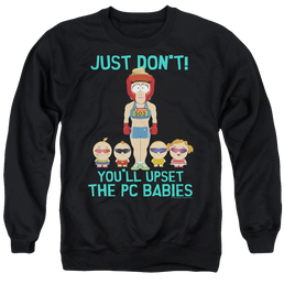 South Park Pc Babies - Men's Crewneck Sweatshirt Men's Crewneck Sweatshirt South Park   