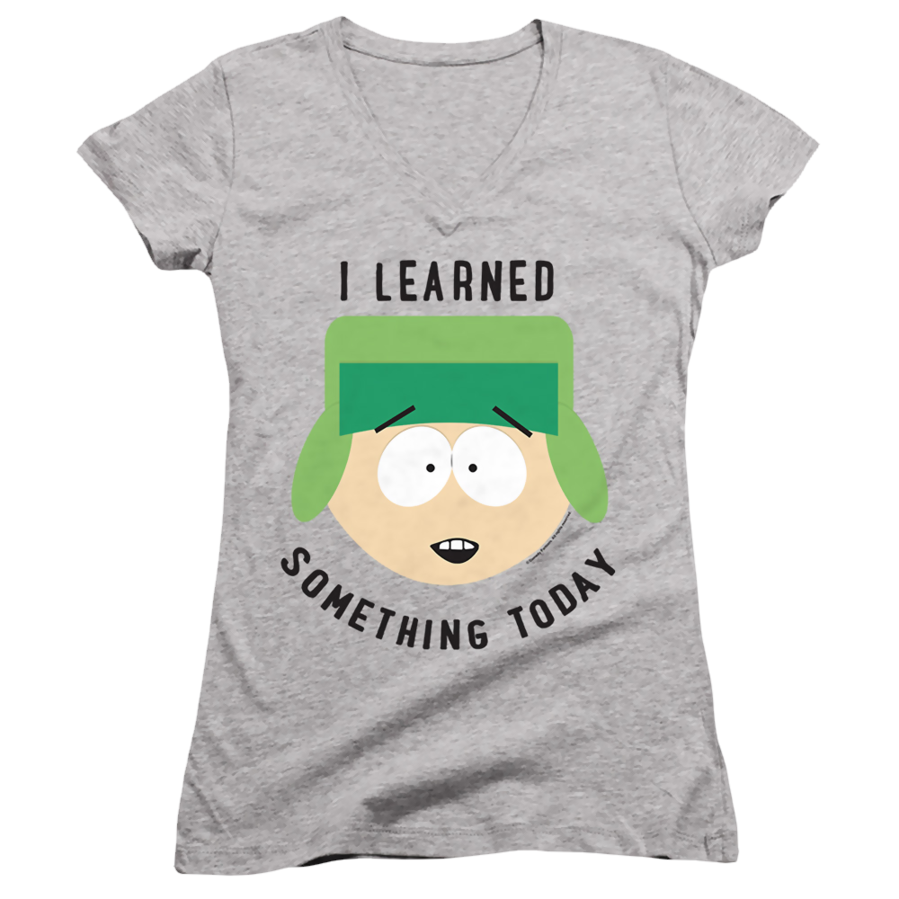South Park I Learned Something Today - Juniors V-Neck T-Shirt Juniors V-Neck T-Shirt South Park   