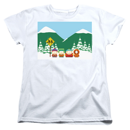 South Park Bus Stop - Women's T-Shirt Women's T-Shirt South Park   