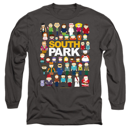 South Park Full Cast - Men's Long Sleeve T-Shirt Men's Long Sleeve T-Shirt South Park   