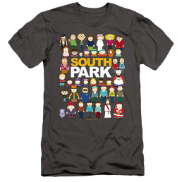 South Park Full Cast - Men's Slim Fit T-Shirt Men's Slim Fit T-Shirt South Park   