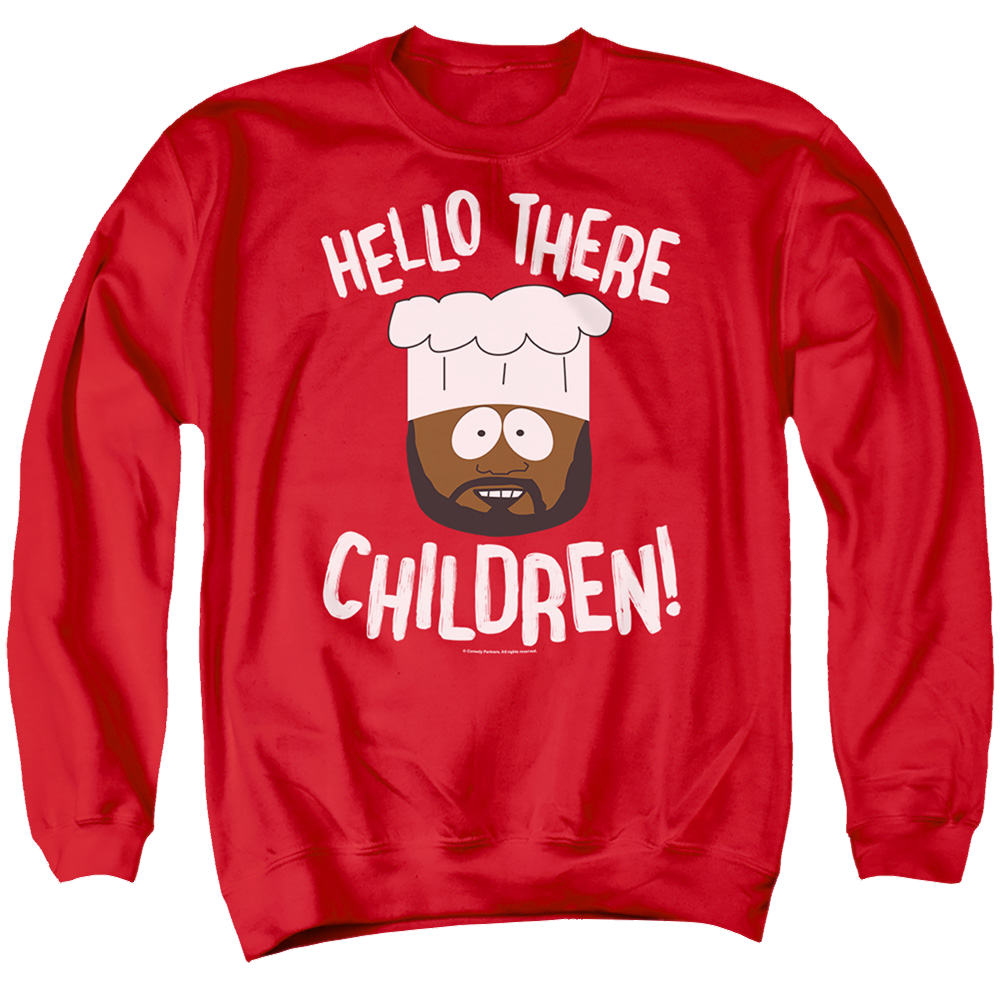 South Park Hello There Children - Men's Crewneck Sweatshirt Men's Crewneck Sweatshirt South Park   