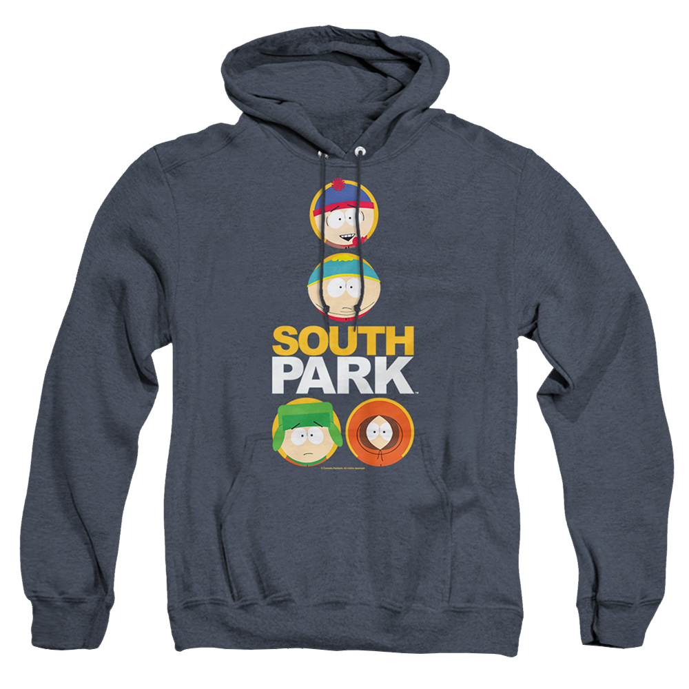 South Park Solid Circles - Heather Pullover Hoodie Heather Pullover Hoodie South Park   