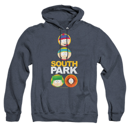 South Park Solid Circles - Heather Pullover Hoodie Heather Pullover Hoodie South Park   