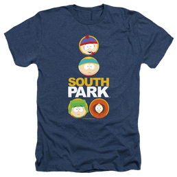 South Park Solid Circles - Men's Heather T-Shirt Men's Heather T-Shirt South Park   