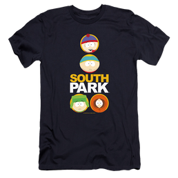 South Park Solid Circles - Men's Premium Slim Fit T-Shirt Men's Premium Slim Fit T-Shirt South Park   
