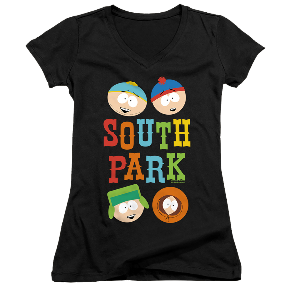South Park Best Buds - Juniors V-Neck T-Shirt Juniors V-Neck T-Shirt South Park   