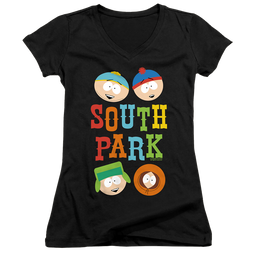 South Park Best Buds - Juniors V-Neck T-Shirt Juniors V-Neck T-Shirt South Park   