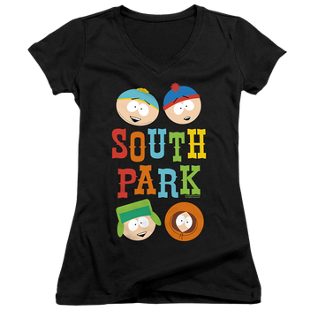 South Park Best Buds - Juniors V-Neck T-Shirt Juniors V-Neck T-Shirt South Park   