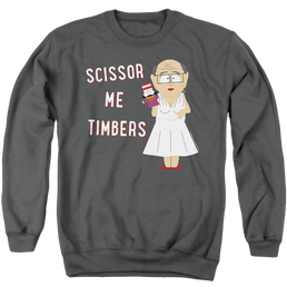 South Park Scissor Me Timbers - Men's Crewneck Sweatshirt Men's Crewneck Sweatshirt South Park   