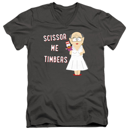 South Park Scissor Me Timbers - Men's V-Neck T-Shirt Men's V-Neck T-Shirt South Park   