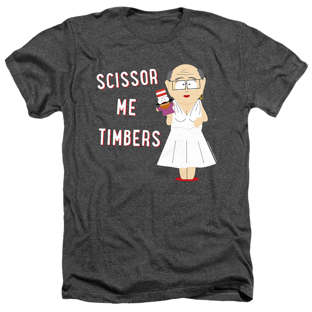 South Park Scissor Me Timbers - Men's Heather T-Shirt Men's Heather T-Shirt South Park   