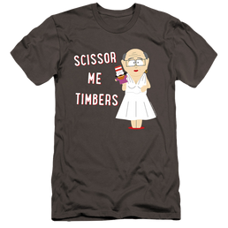 South Park Scissor Me Timbers - Men's Premium Slim Fit T-Shirt Men's Premium Slim Fit T-Shirt South Park   