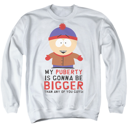 South Park Puberty - Men's Crewneck Sweatshirt Men's Crewneck Sweatshirt South Park   