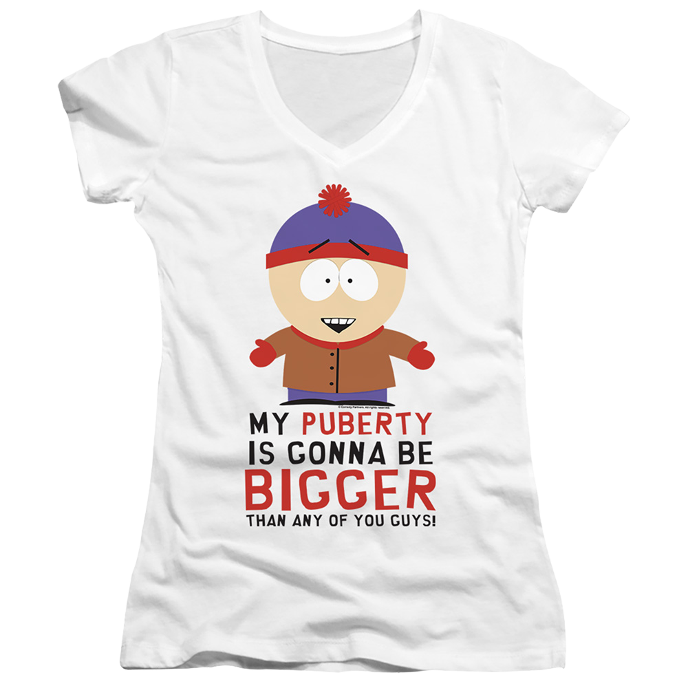 South Park Puberty - Juniors V-Neck T-Shirt Juniors V-Neck T-Shirt South Park   