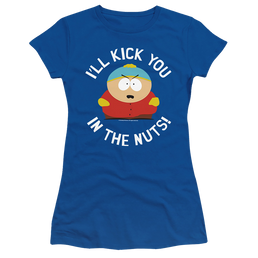 South Park Kick You In The Nuts - Juniors T-Shirt Juniors T-Shirt South Park   