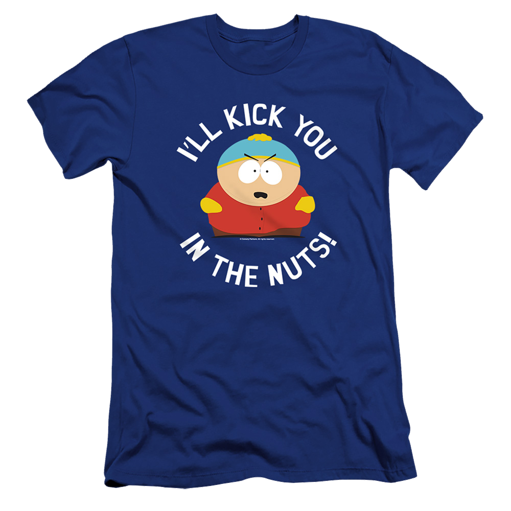 South Park Kick You In The Nuts - Men's Premium Slim Fit T-Shirt Men's Premium Slim Fit T-Shirt South Park   