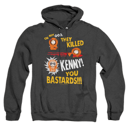South Park Dead Kenny - Heather Pullover Hoodie Heather Pullover Hoodie South Park   