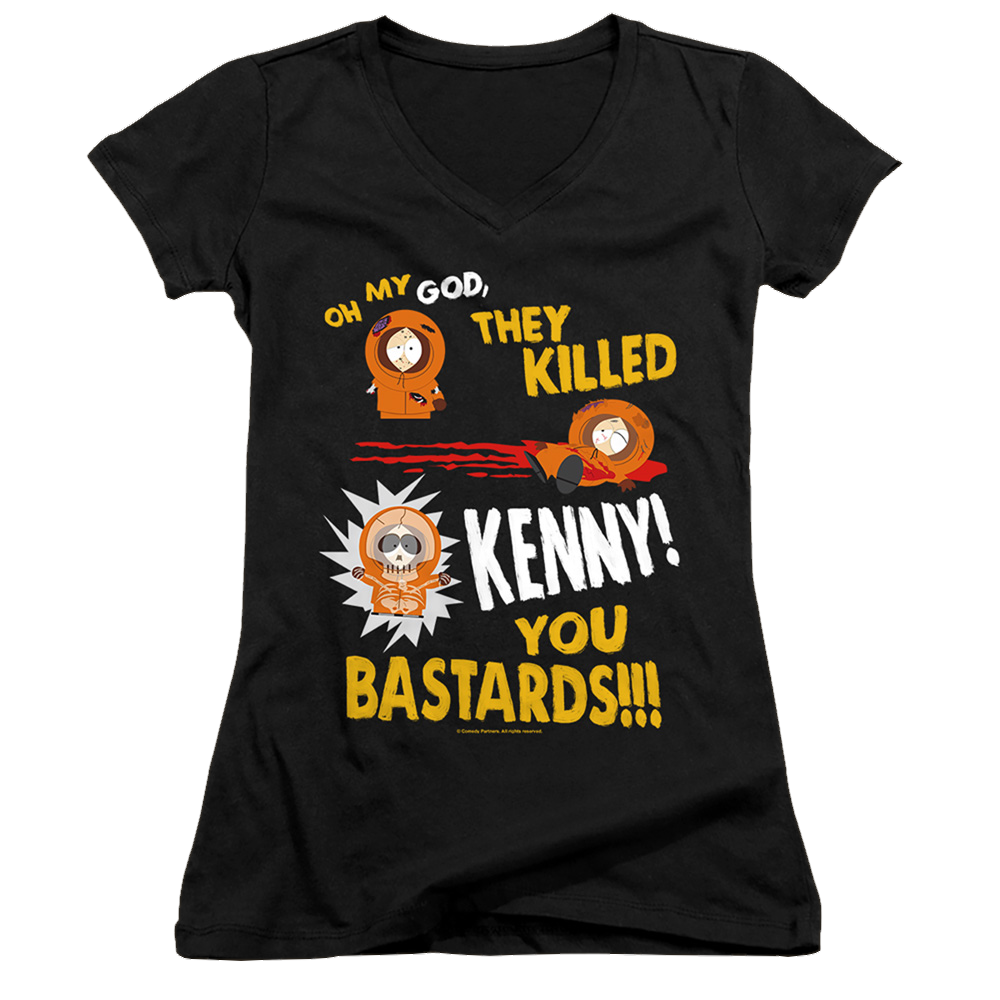 South Park Dead Kenny - Juniors V-Neck T-Shirt Juniors V-Neck T-Shirt South Park   