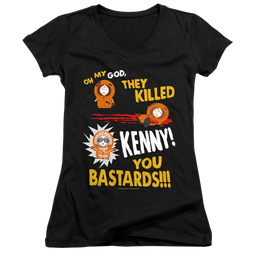 South Park Dead Kenny - Juniors V-Neck T-Shirt Juniors V-Neck T-Shirt South Park   