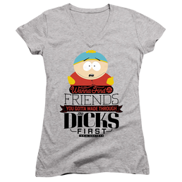 South Park Wade Through Dicks - Juniors V-Neck T-Shirt Juniors V-Neck T-Shirt South Park   