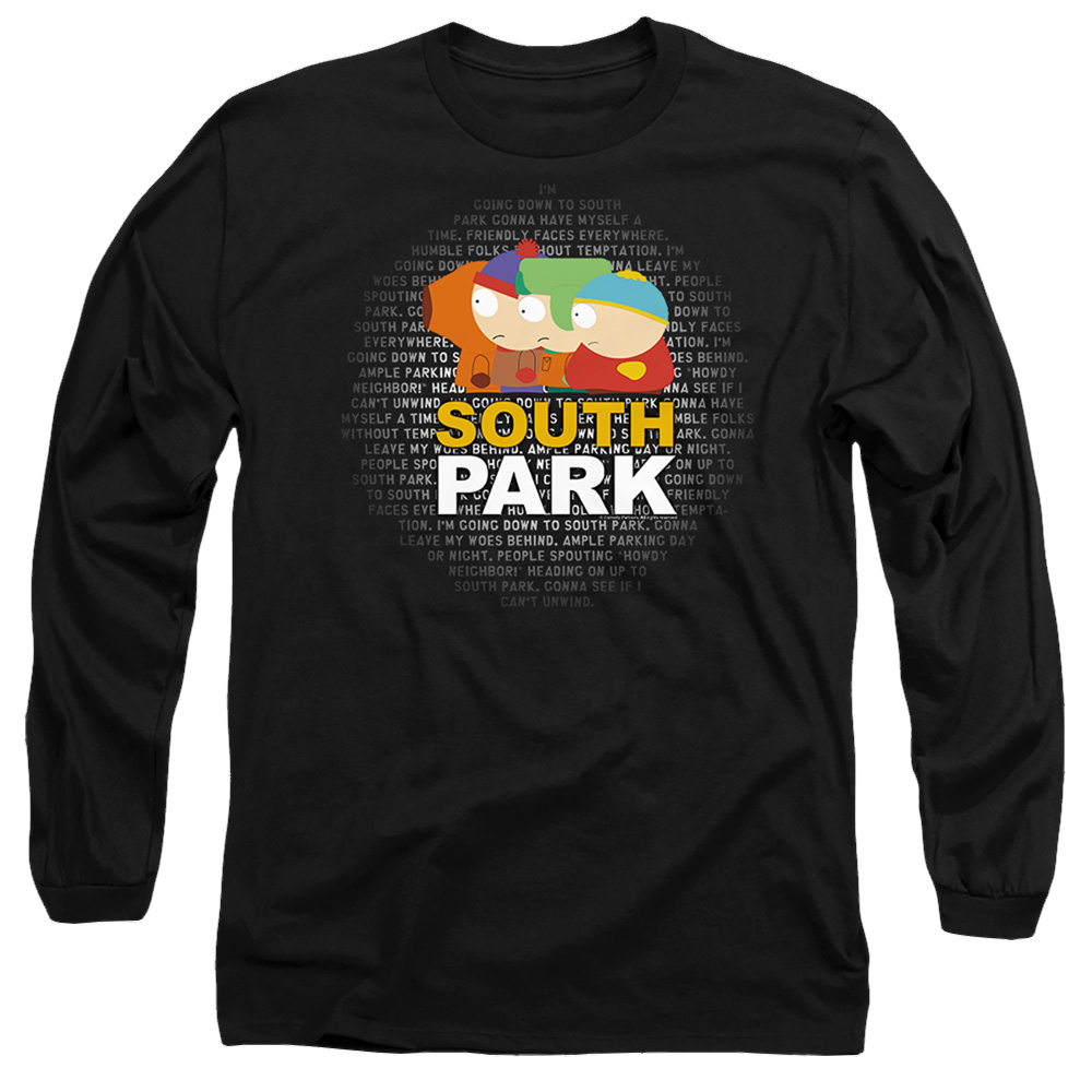 South Park Lyrics - Men's Long Sleeve T-Shirt Men's Long Sleeve T-Shirt South Park   