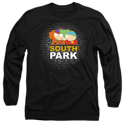 South Park Lyrics - Men's Long Sleeve T-Shirt Men's Long Sleeve T-Shirt South Park   
