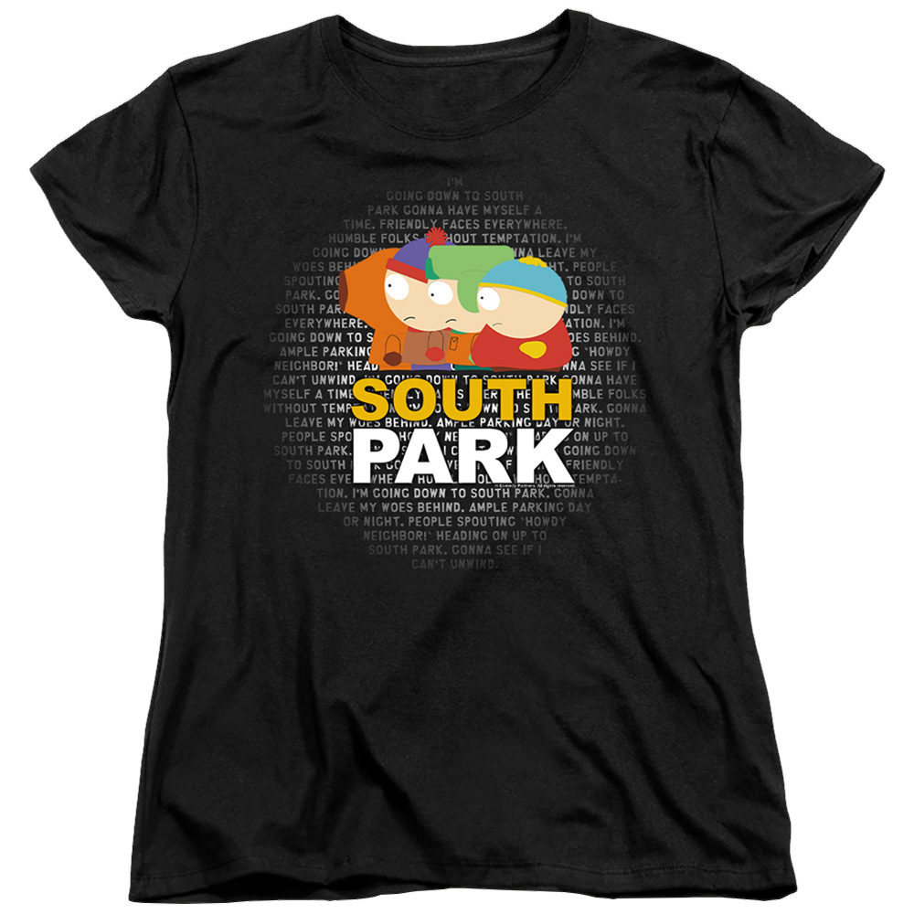 South Park Lyrics - Women's T-Shirt Women's T-Shirt South Park   