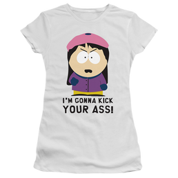 South Park Im Gonna Kick Your Ass - Juniors T-Shirt Juniors T-Shirt South Park   