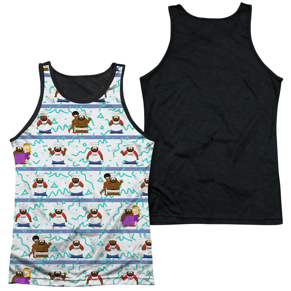 South Park Chef Vibing - Men's Black Back Tank Top Men's Black Back Tank South Park   