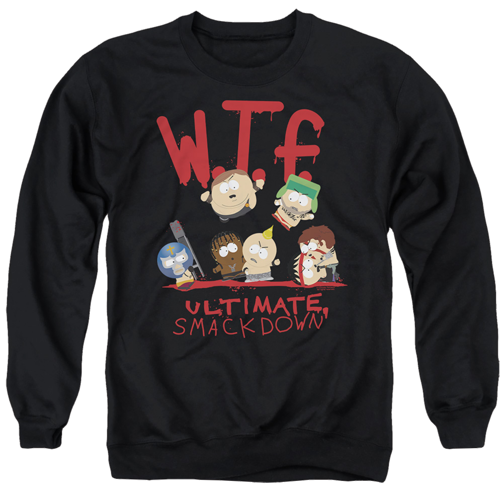 South Park Wtf Ultimate Smackdown - Men's Crewneck Sweatshirt Men's Crewneck Sweatshirt South Park   