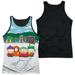 South Park Boys And Sign - Men's Black Back Tank Top Men's Black Back Tank South Park   