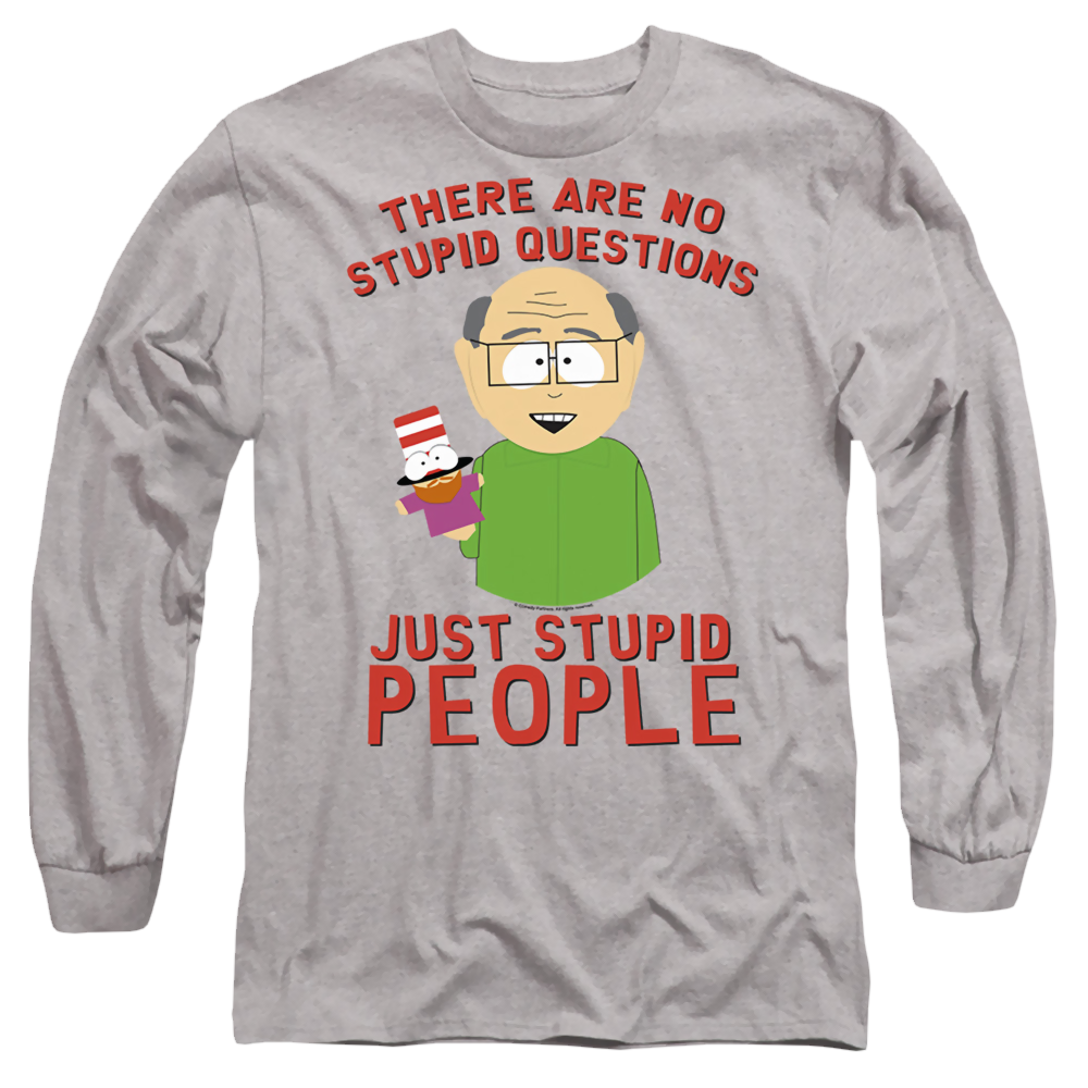 South Park No Stupid Questions - Men's Long Sleeve T-Shirt Men's Long Sleeve T-Shirt South Park   