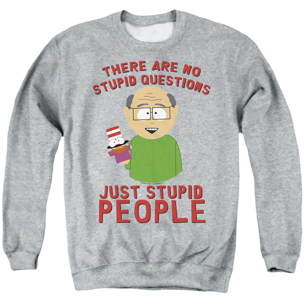South Park No Stupid Questions - Men's Crewneck Sweatshirt Men's Crewneck Sweatshirt South Park   