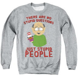 South Park No Stupid Questions - Men's Crewneck Sweatshirt Men's Crewneck Sweatshirt South Park   