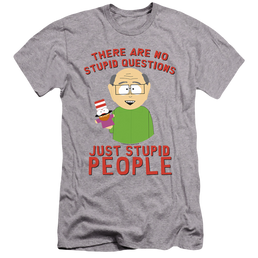 South Park No Stupid Questions - Men's Premium Slim Fit T-Shirt Men's Premium Slim Fit T-Shirt South Park   