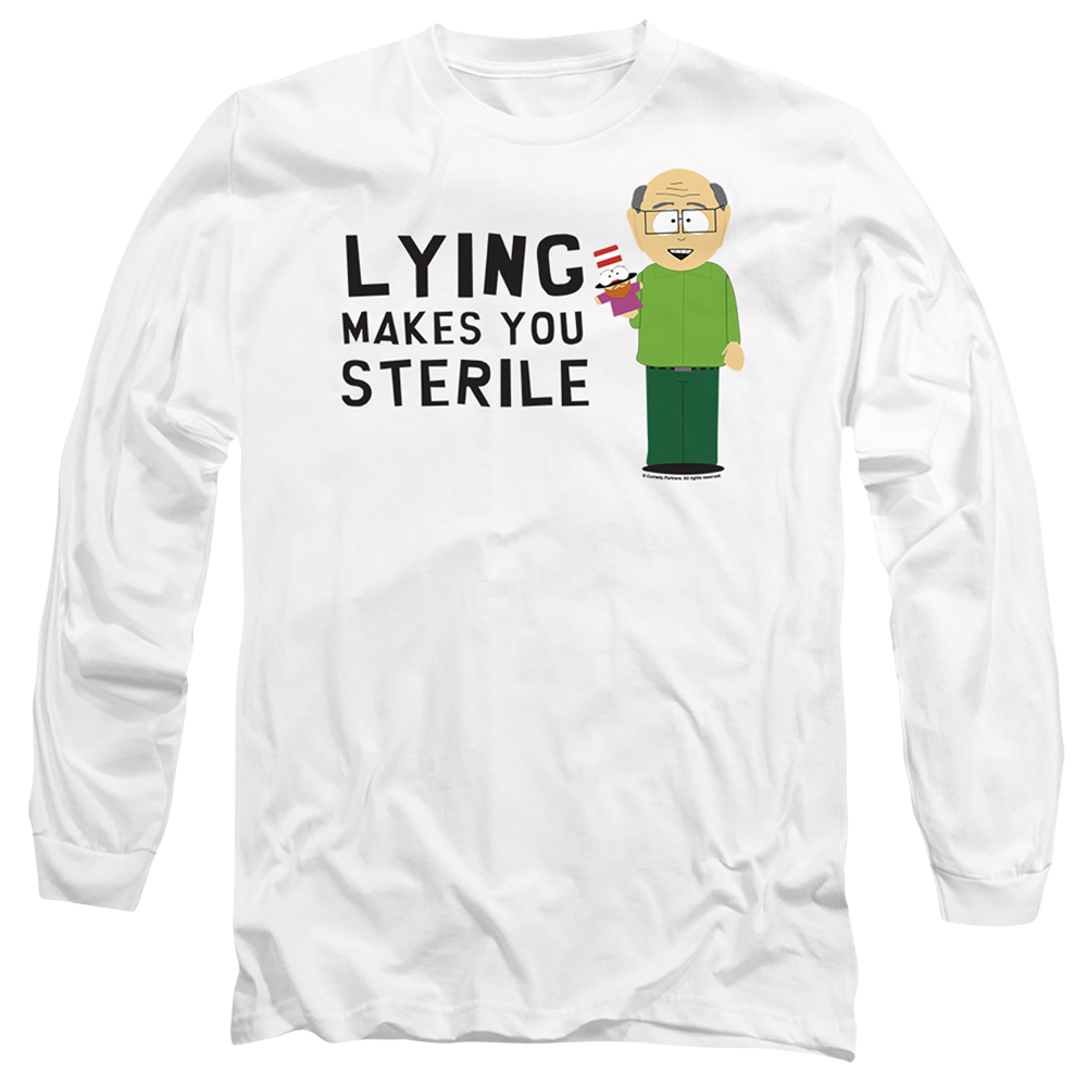 South Park Lying Makes You Sterile - Men's Long Sleeve T-Shirt Men's Long Sleeve T-Shirt South Park   