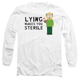South Park Lying Makes You Sterile - Men's Long Sleeve T-Shirt Men's Long Sleeve T-Shirt South Park   