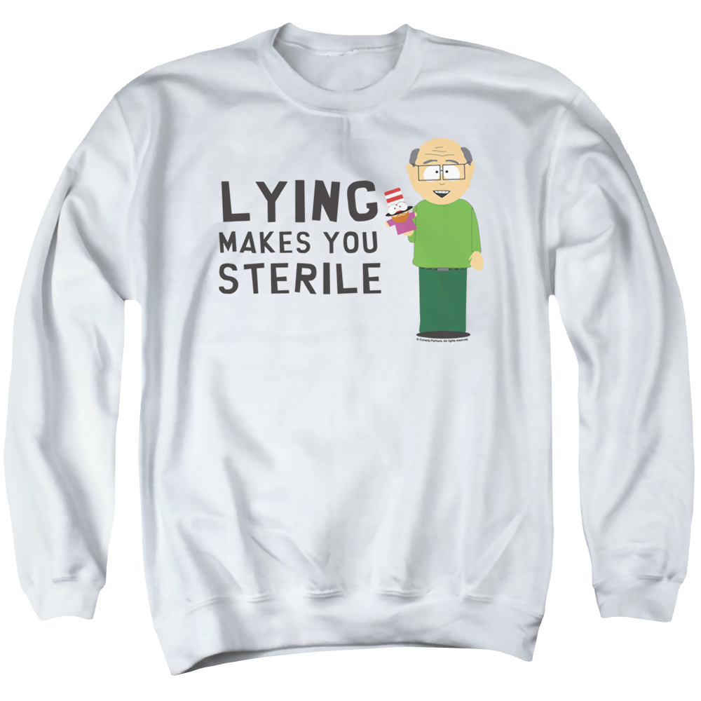 South Park Lying Makes You Sterile - Men's Crewneck Sweatshirt Men's Crewneck Sweatshirt South Park   